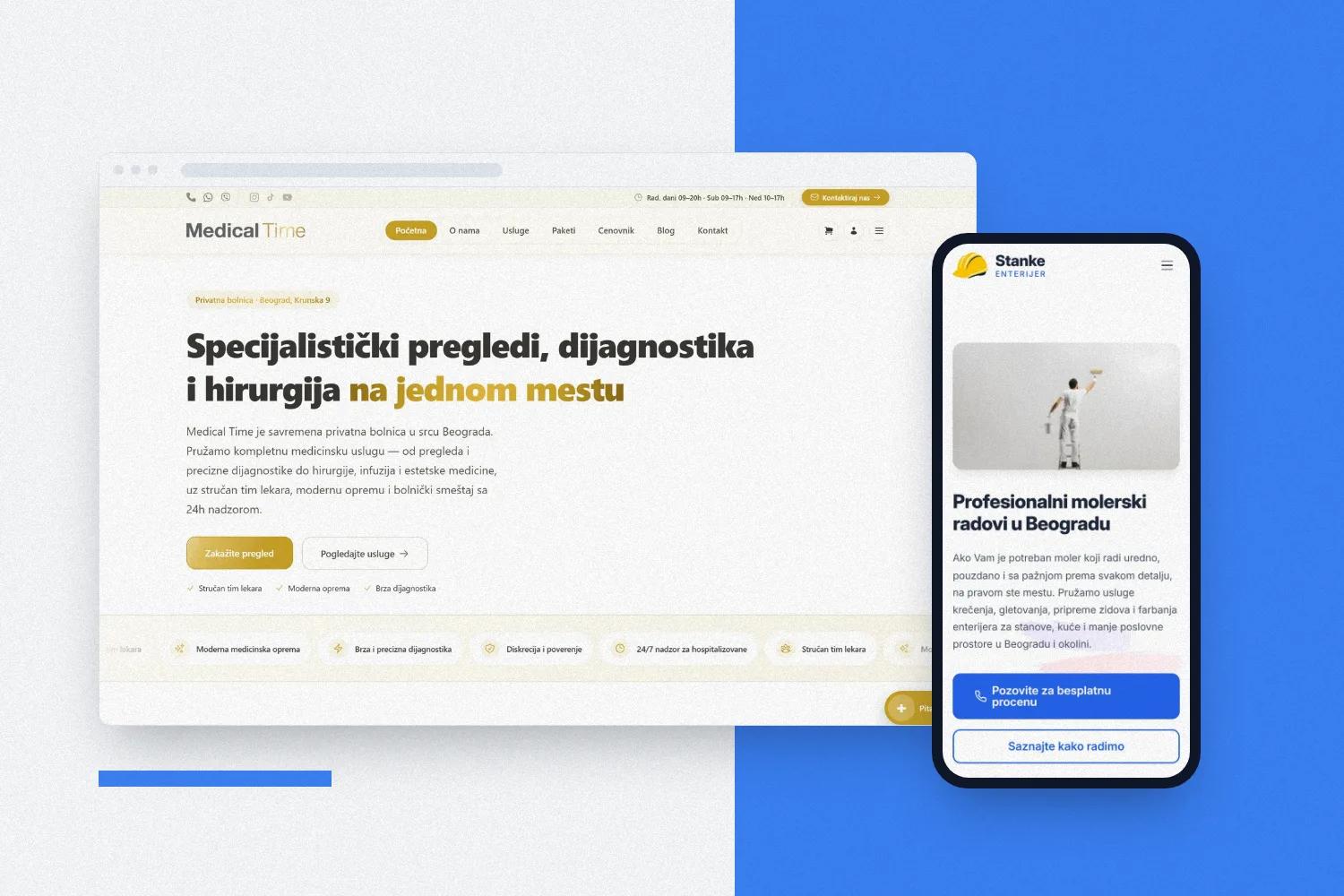 Was kostet eine Website in Serbien 2026: wovon der Preis abhängt